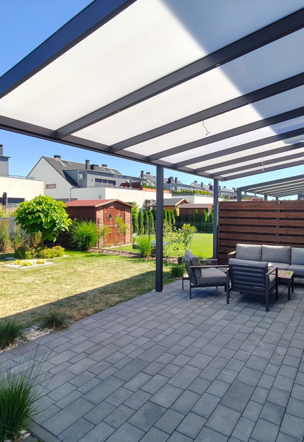 Zadaszenia tarasowe aluminiowe